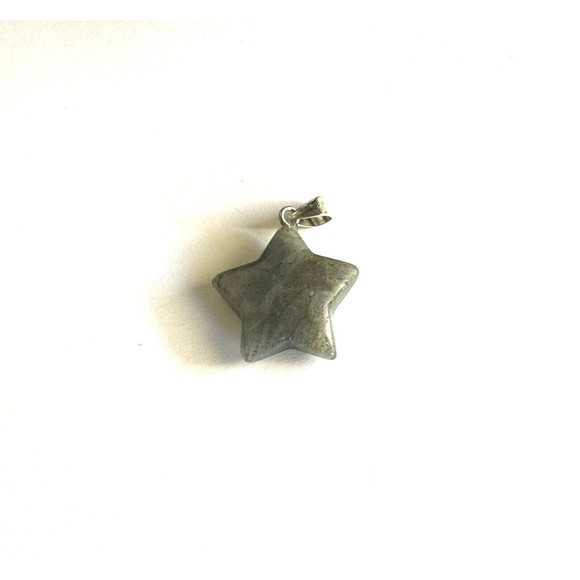 Labradorite Star Shaped Pendent Green Reiki Healing - Picture 12 of 12
